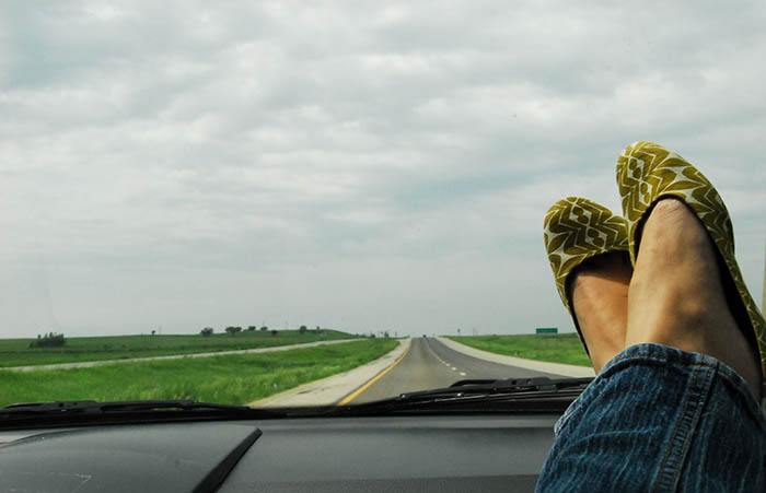 Don’t put your feet on the car dashboard